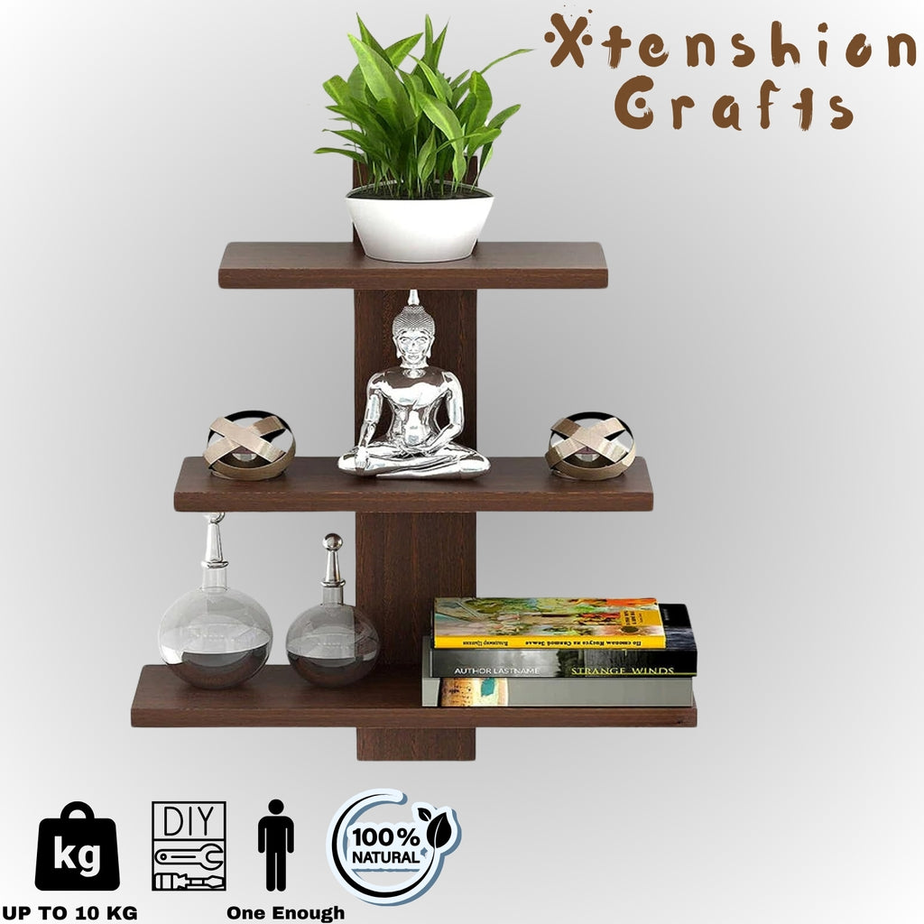 BROWN THREE TIER WOODEN SHELF.JPG