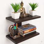 Wall shelves are a versatile and stylish solution for maximizing space in any room. They not only provide practical storage but also serve as a decorative element that can enhance the overall aesthetic of your home.

One of the key benefits of wall shelves is their ability to free up floor space. By utilizing vertical space, you can keep your living areas organized and clutter-free. Whether in the living room, kitchen, or bedroom, wall shelves can hold books, plants, decorative items, or kitchenware, making