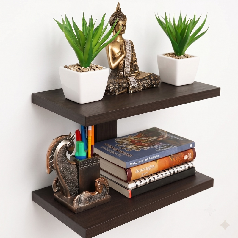 Wall shelves are a versatile and stylish solution for maximizing space in any room. They not only provide practical storage but also serve as a decorative element that can enhance the overall aesthetic of your home.

One of the key benefits of wall shelves is their ability to free up floor space. By utilizing vertical space, you can keep your living areas organized and clutter-free. Whether in the living room, kitchen, or bedroom, wall shelves can hold books, plants, decorative items, or kitchenware, making