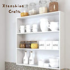 kitchen wooden wall shelf for storage & organization