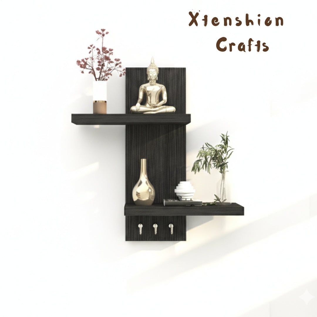 Z-Shelf Montessori-style wooden wall shelf and bookcase for kids’ room, study area, and playroom