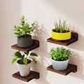 square floating wall shelves set of 4