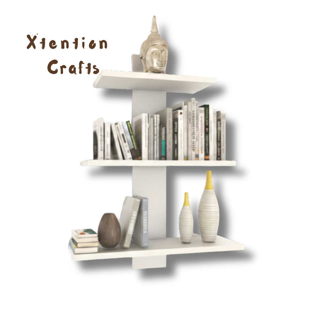 WHITE THREE TIER WOODEN SHELF.JPG
