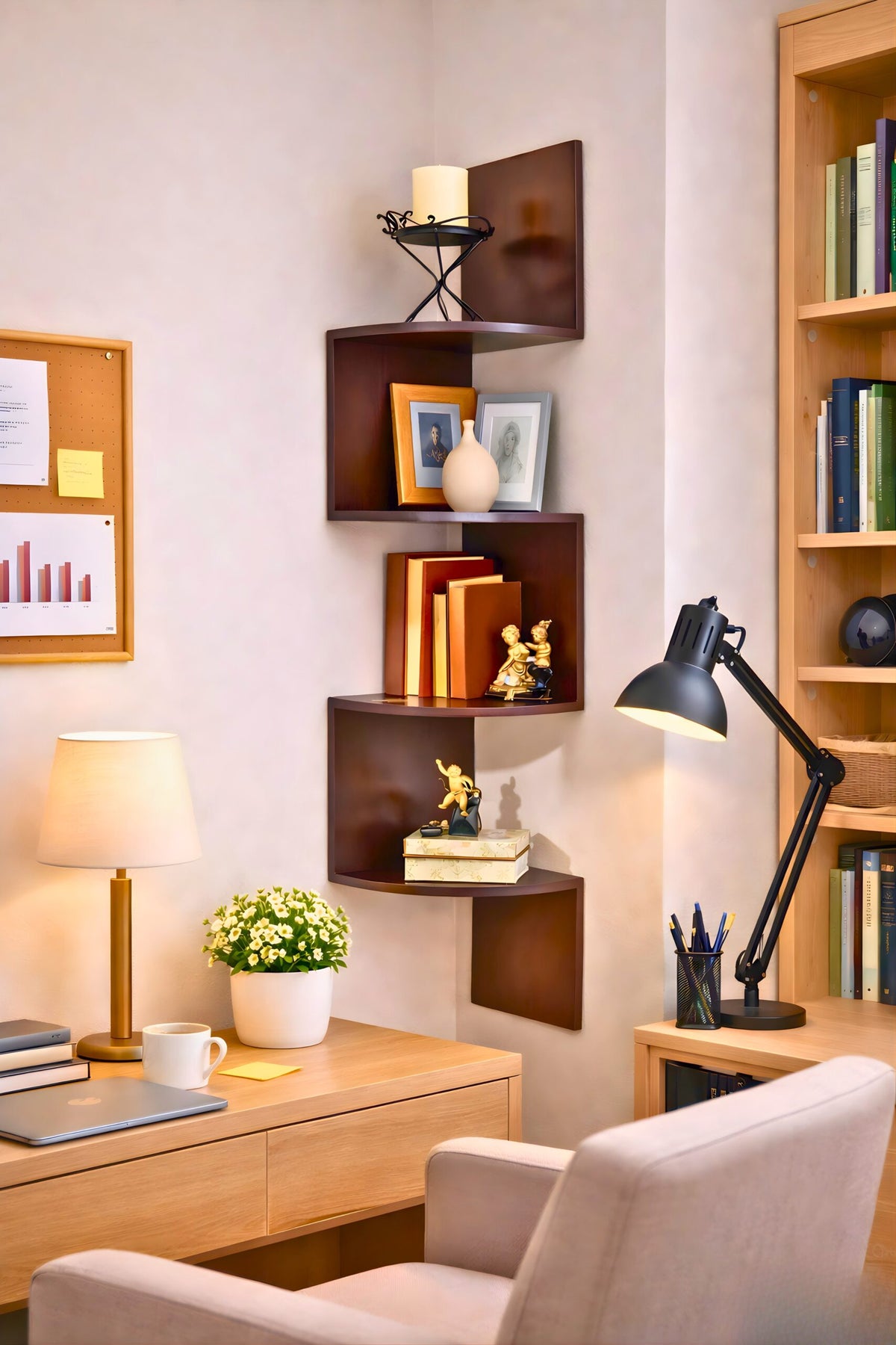 corner wall shelf