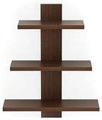 Three-Tier Wooden Wall Shelf