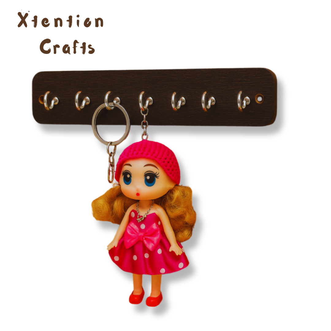 Doll Wooden Key Holder for Wall.JPG