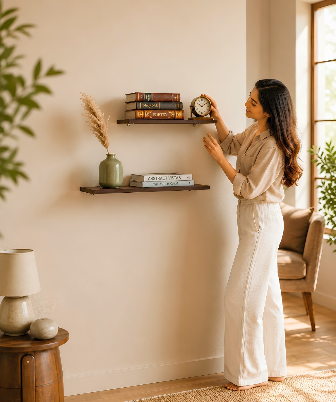 SET OF 2 FLOATING SHELF 2